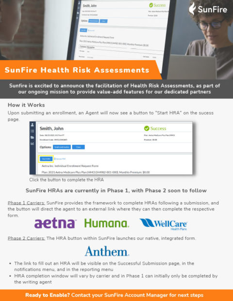 Sunfire HRA s Now Available YourMedicare Resources